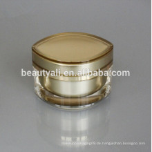 Eye Shape Acryl Kosmetik Glas für Gesichtscreme Verpackung 15ML 30ML 50ML